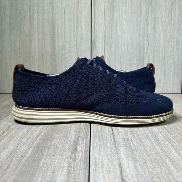 Cole Haan Original Grand Stitch Lite Wingtip Knit Oxford Shoe Mens Size 11.5 - Picture 2 of 10